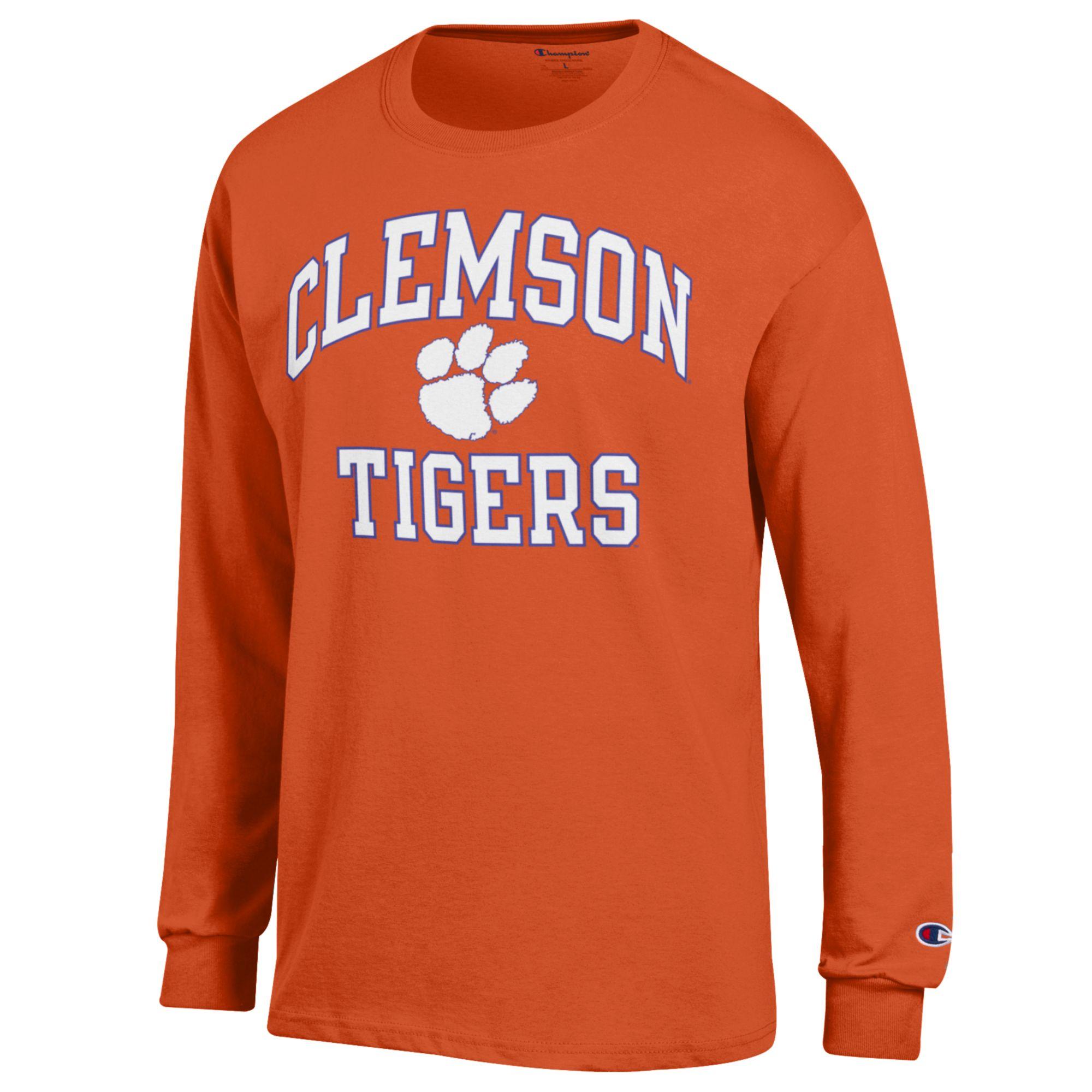 Champion Collegiate Clemson Jersey Long‑Sleeve T‑Shirt