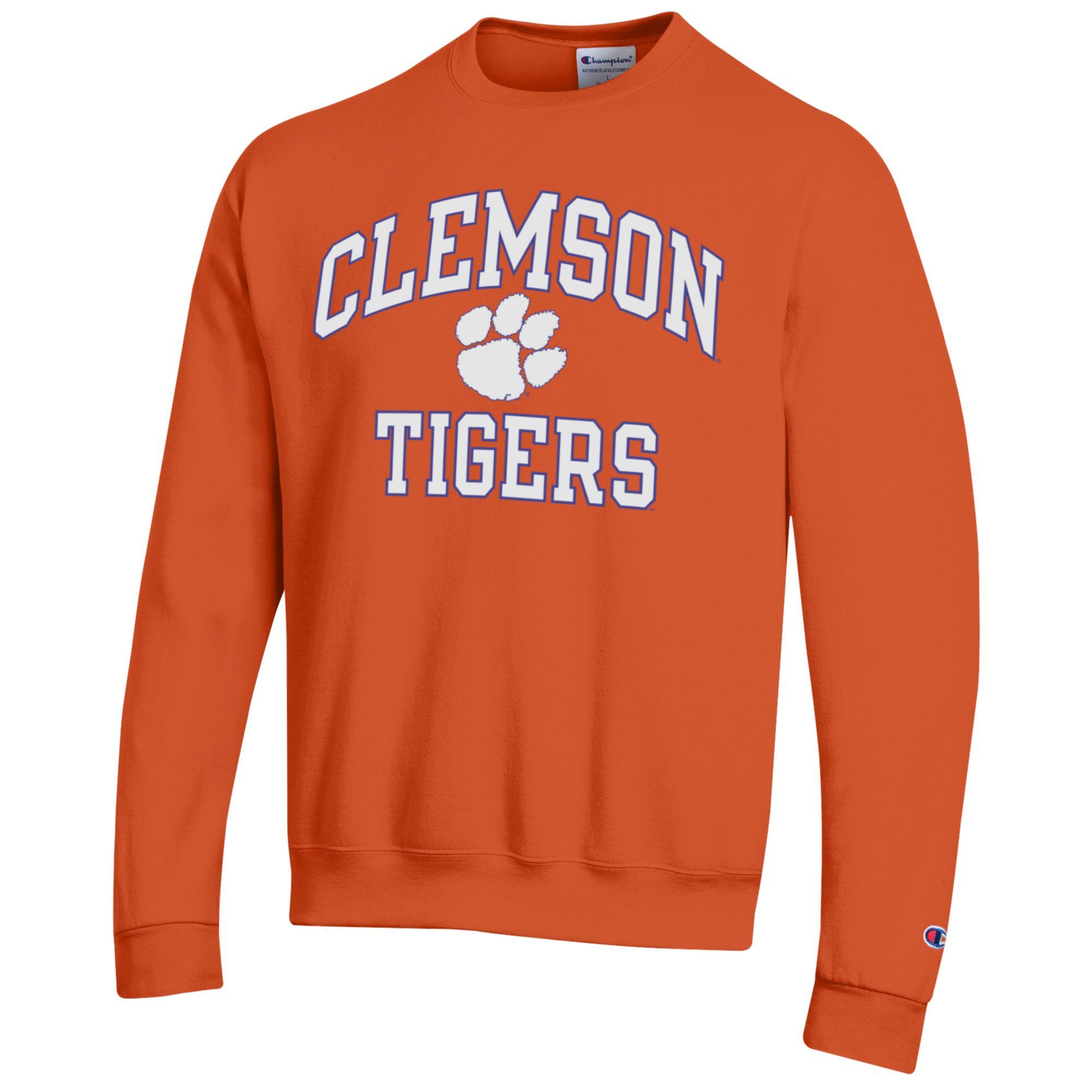 Champion Clemson Powerblend Crew Sweatshirt