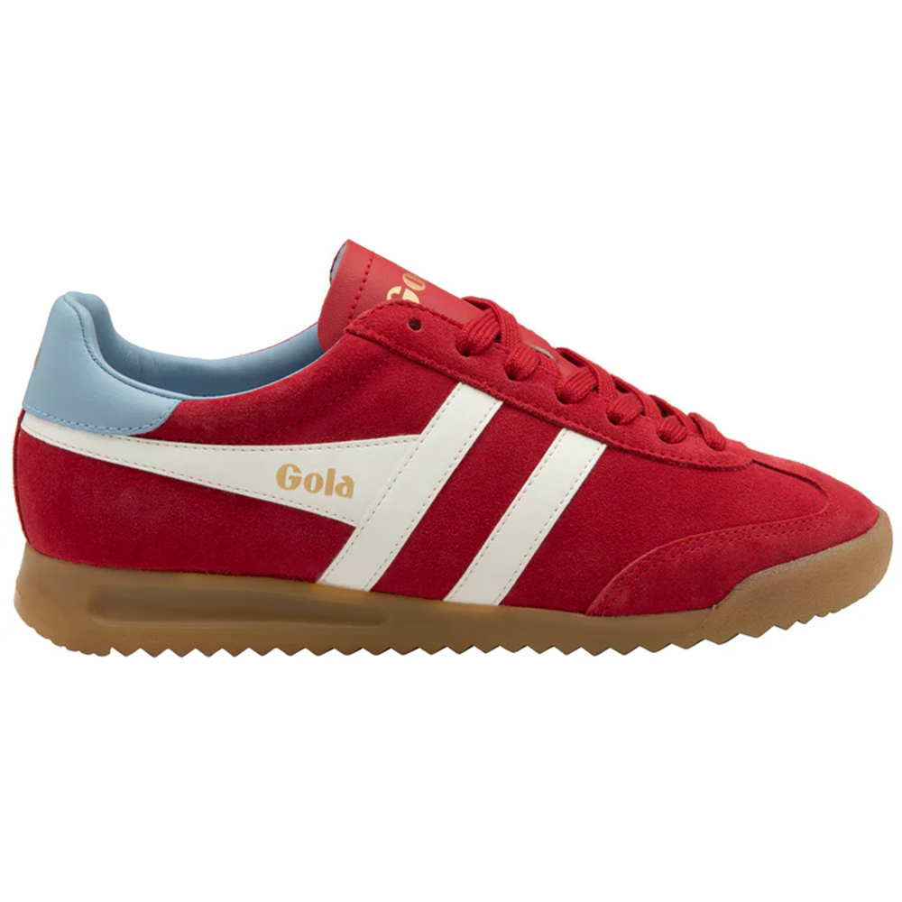 Gola Torpedo Suede Sneaker– Red/Off White/Air