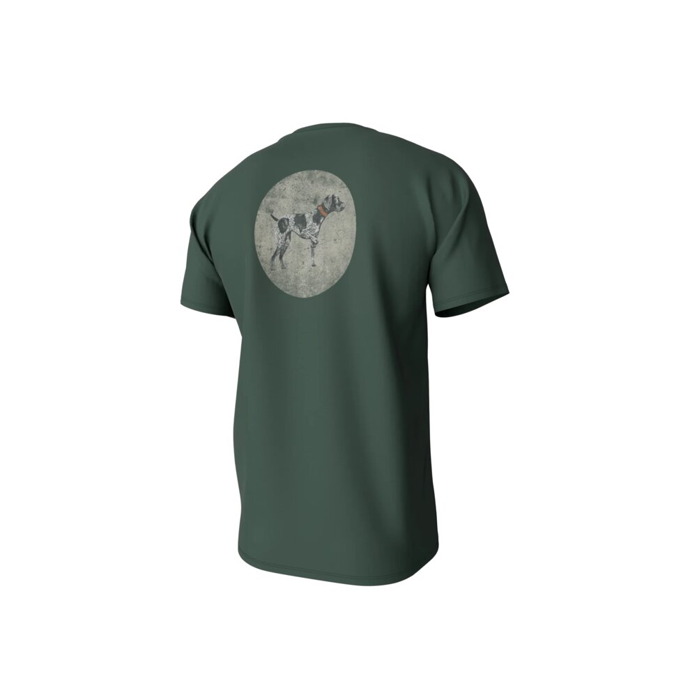 Southern Point Men's Vintage Circle Greyton Short Sleeve Pocket Tee