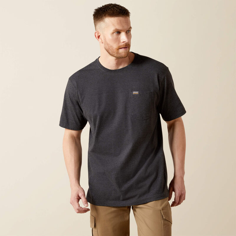 Ariat Men's Rebar Cotton Strong Standard Pocket T-Shirt