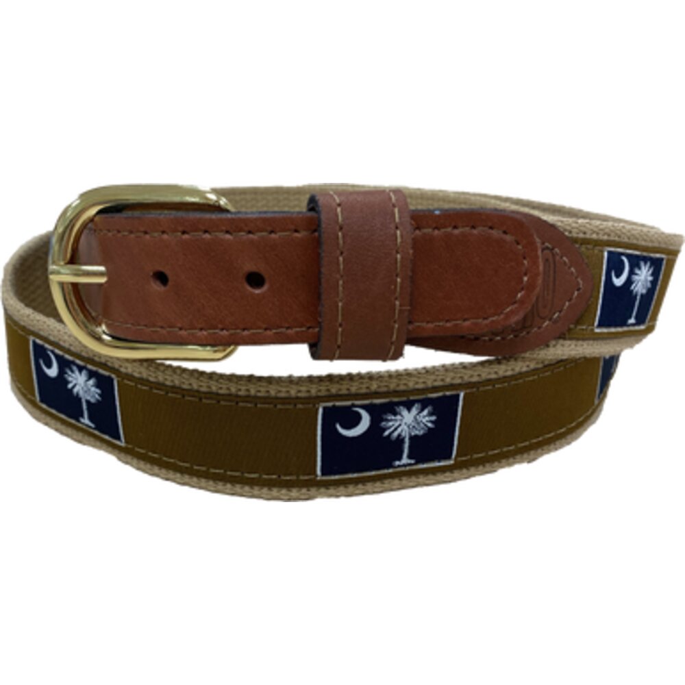 Zep-Pro Palm & Moon Ribbon Belt