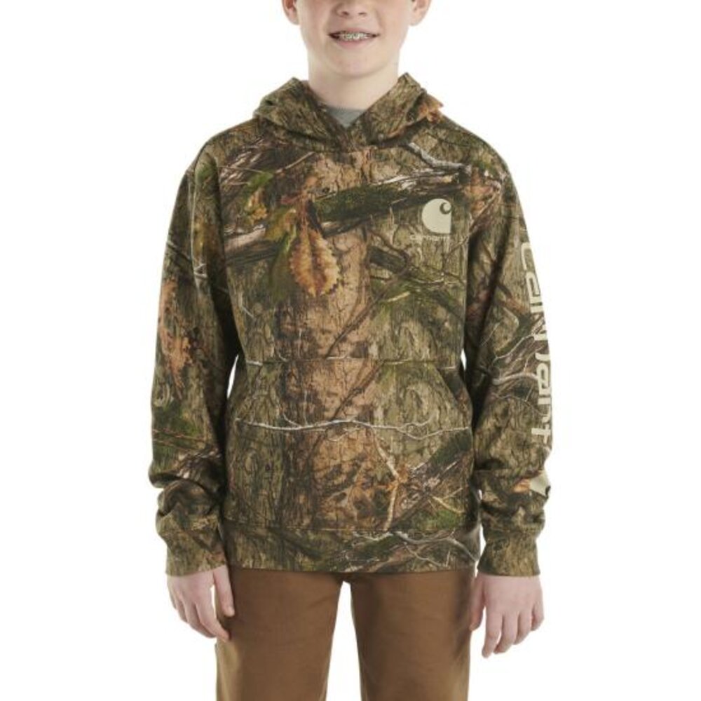 Carhartt Boys Long-Sleeve Camo Graphic Sweatshirt