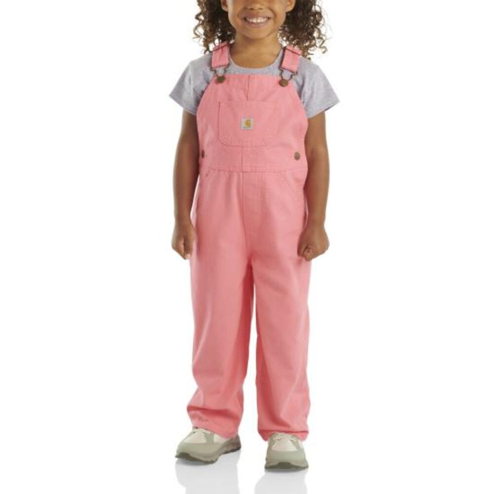 Carhartt Infant & Toddler Girls Loose Fit Canvas Bib Overall