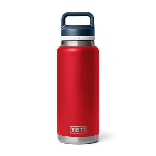 YETI Rambler 36 oz Bottle with Chug Cap - Rescue Red/White/Navy