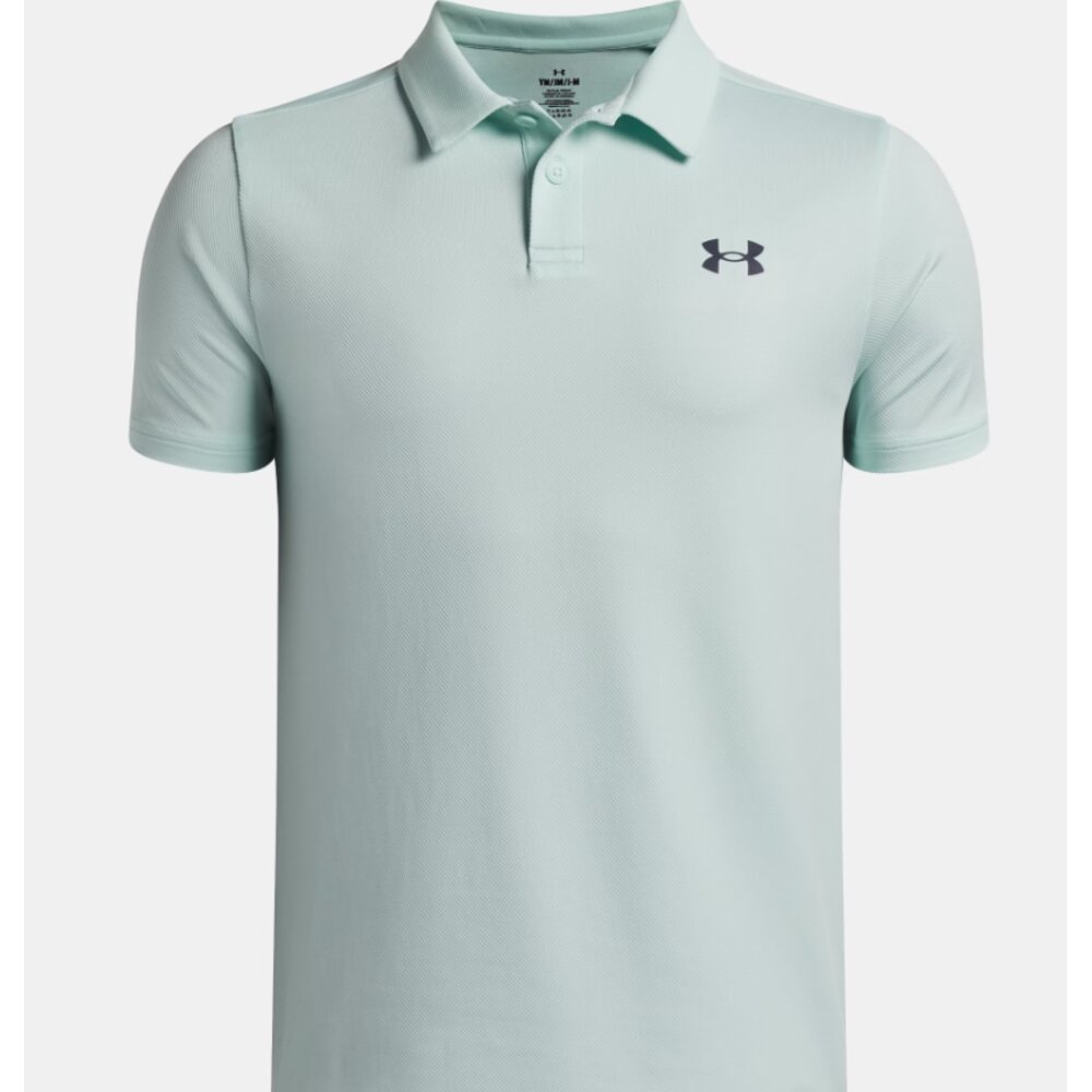 Under Armour Boys UA Matchplay Polo - Mint/Navy