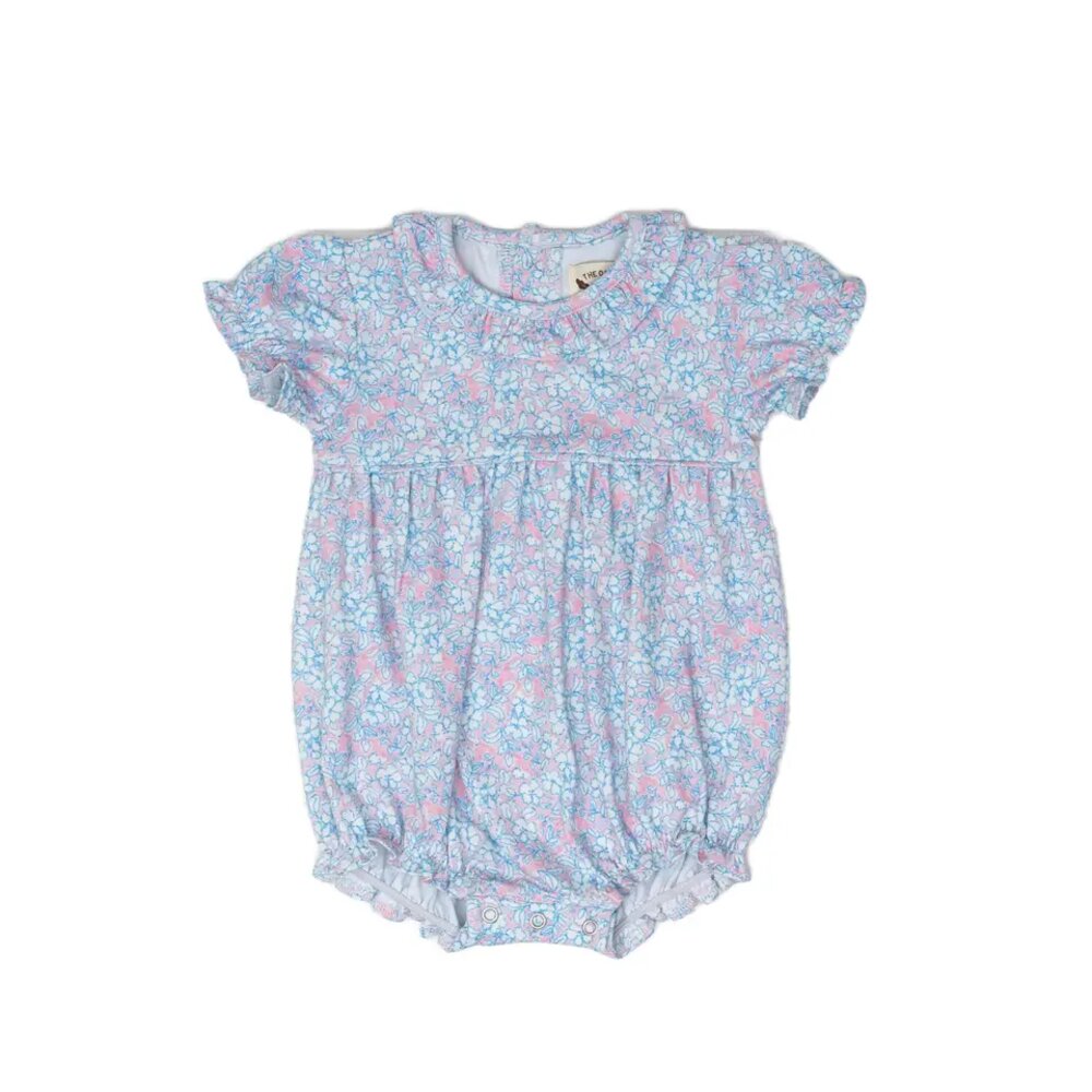 The Oaks Apparel Company Infant Emmy Cotton Candy Floral Bubble