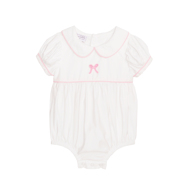Mud Pie Baby Girls Poplin Bow Bubble
