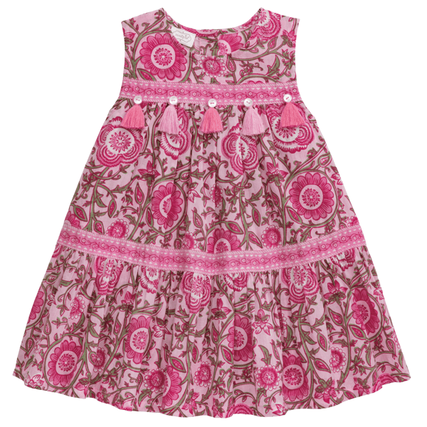 Mud Pie Baby Girls Floral Tier Dress