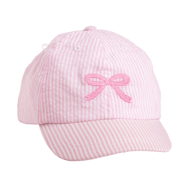 Mud Pie Toddler Girls Pink Bow Hat