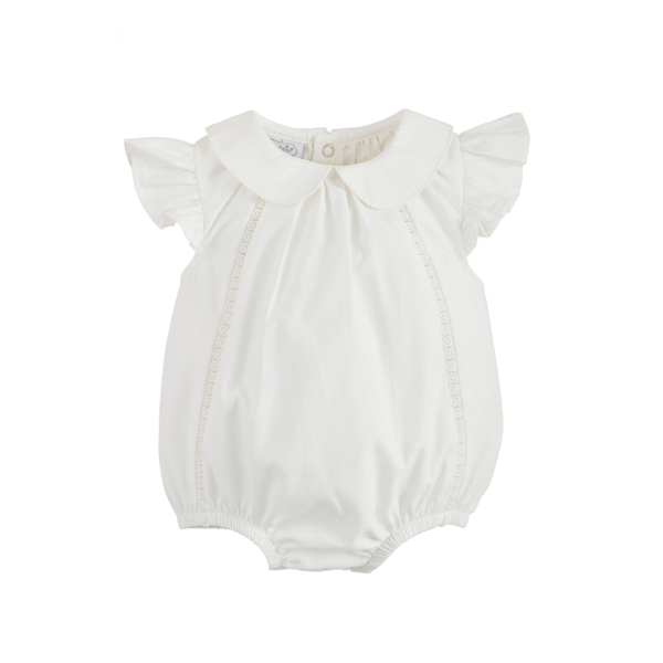 Mud Pie Baby Girl Collared Poplin Baby Bubble