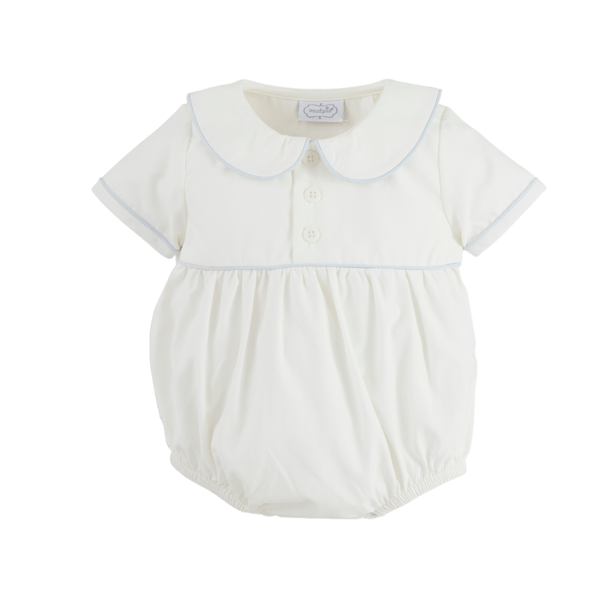 Mud Pie Baby Boys Collared Poplin Baby Bubble