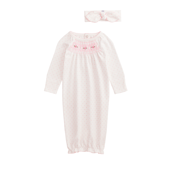 Mud Pie Baby Girl Take-Me-Home Gown