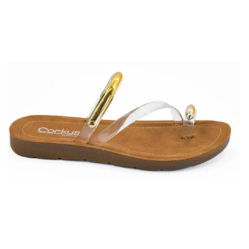 Corkys Hit the Strip Women’s Clear Strap Casual Shoes