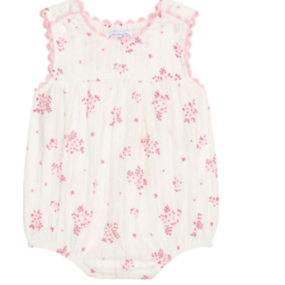 Mud Pie Infant Girls Pink Blossom Bubbles