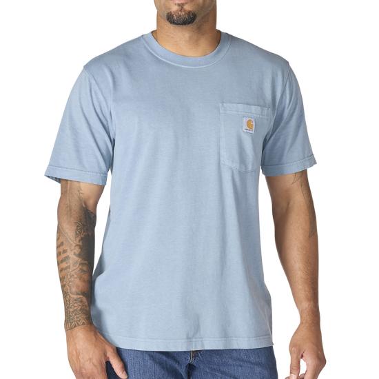 Carhartt Men's Relaxed Fit Midweight Short-Sleeve Garment Dyed Pocket Tee