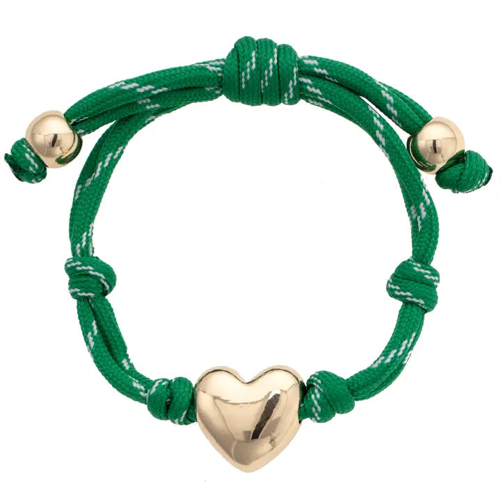 Canvas Blaine Puffy Heart Paracord Bracelet
