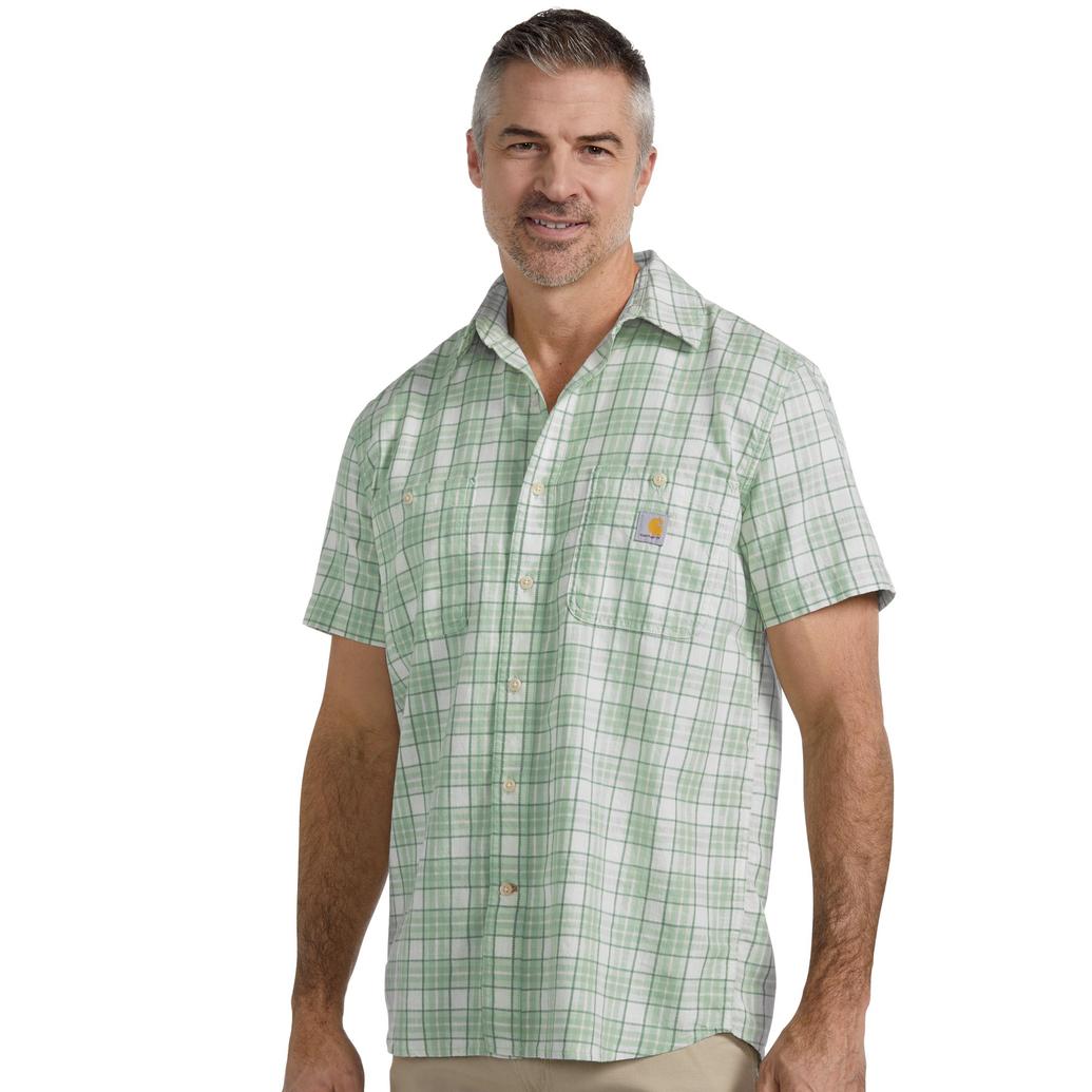 Carhartt Men's Bozeman Relaxed Short Sleeve Plaid Shirt