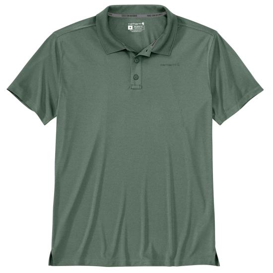 Carhartt Men's Force Sun Defender Relaxed Fit Lightweight Short-Sleeve Polo