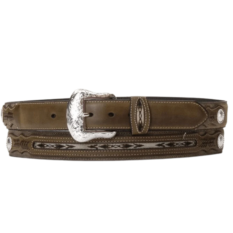 Nocona Men's Brown Top Western Belt