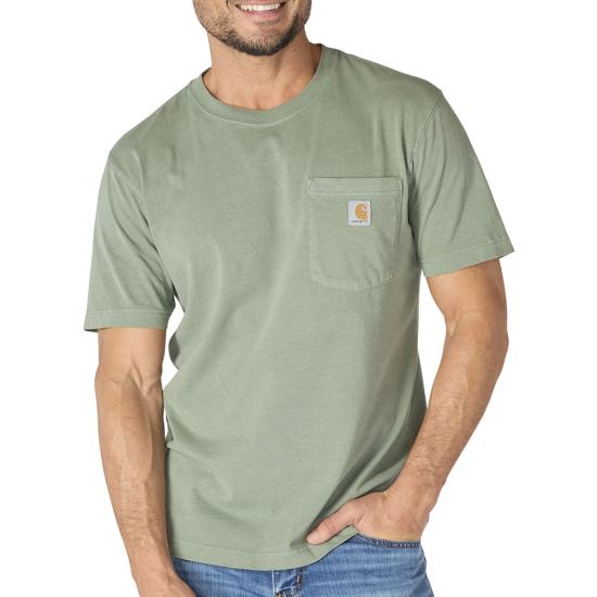 Carhartt Men's Relaxed Fit Midweight Short-Sleeve Garment Dyed Pocket Tee