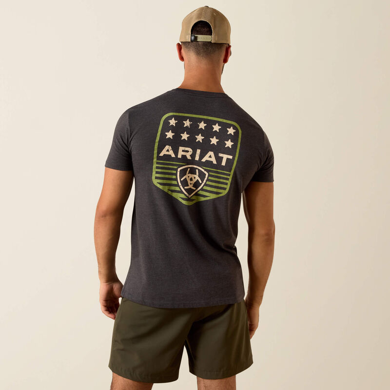 Ariat Men's Stripe Patriotic Badge T-Shirt