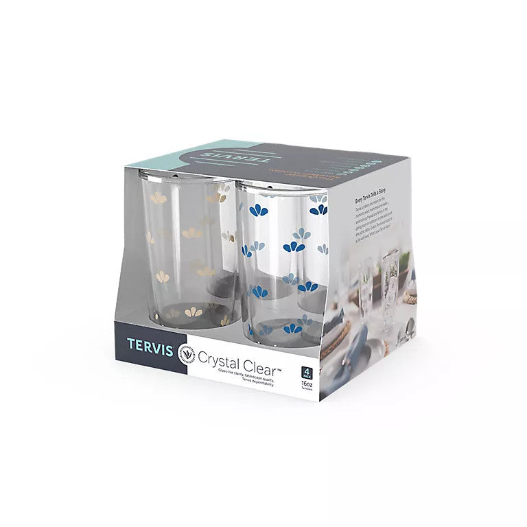 Tervis 16oz MediterraBlue Collection - 4 Pack