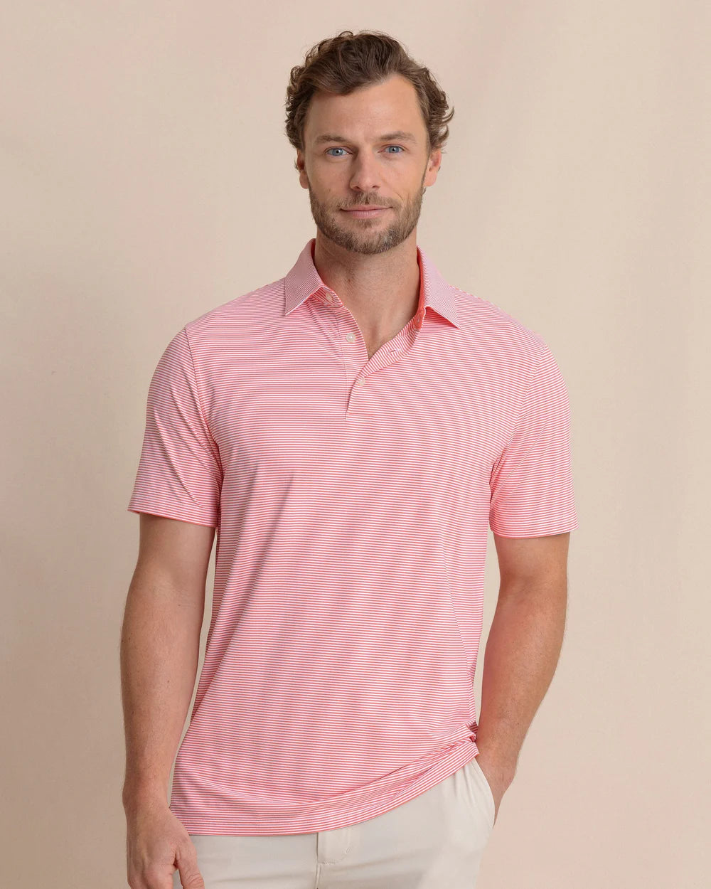 Southern Tide Men's brrr°-eeze Meadowbrook Stripe Polo