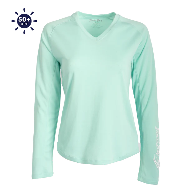 Bimini Bay Cabo II Women's Long Sleeve Shirt Featuring BloodGuard Plus