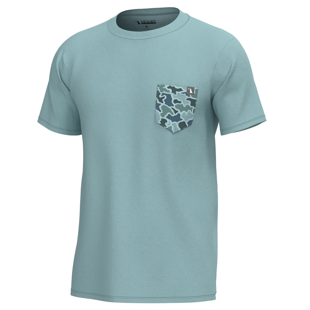 Local Boy Youth Short Sleeve Heather-Blend Crew