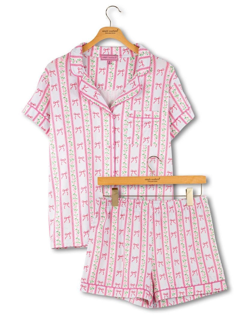 Simply Southern Women's Button PJ Set
