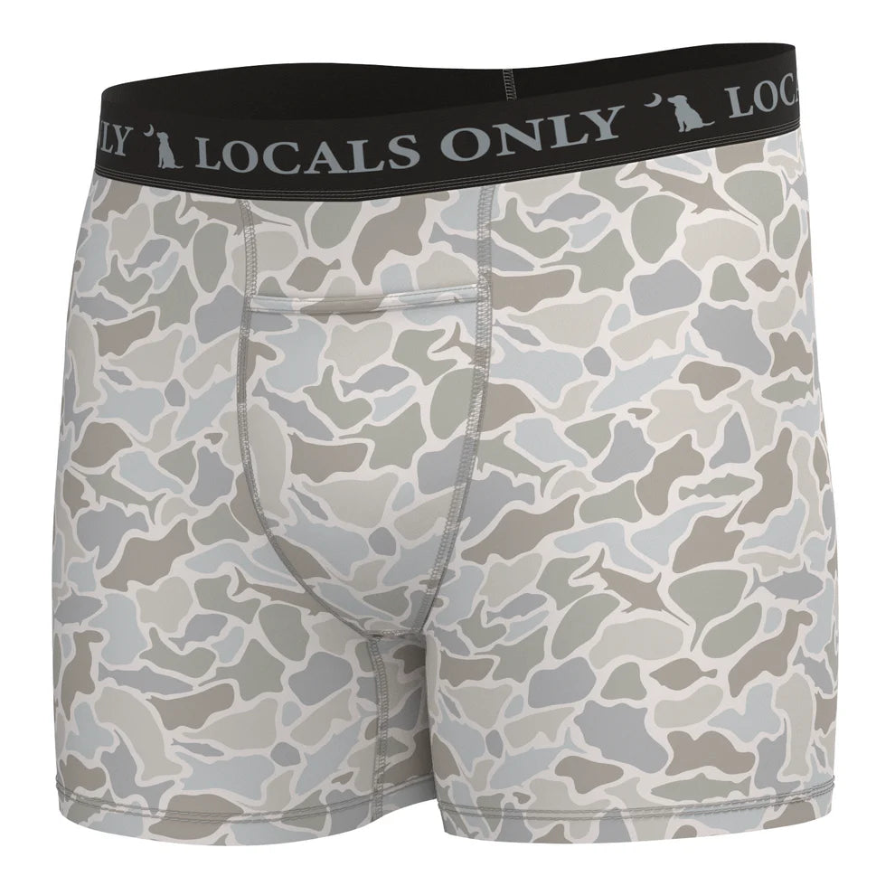 Local Boy Men's Boxer Briefs - Saltwater Camo