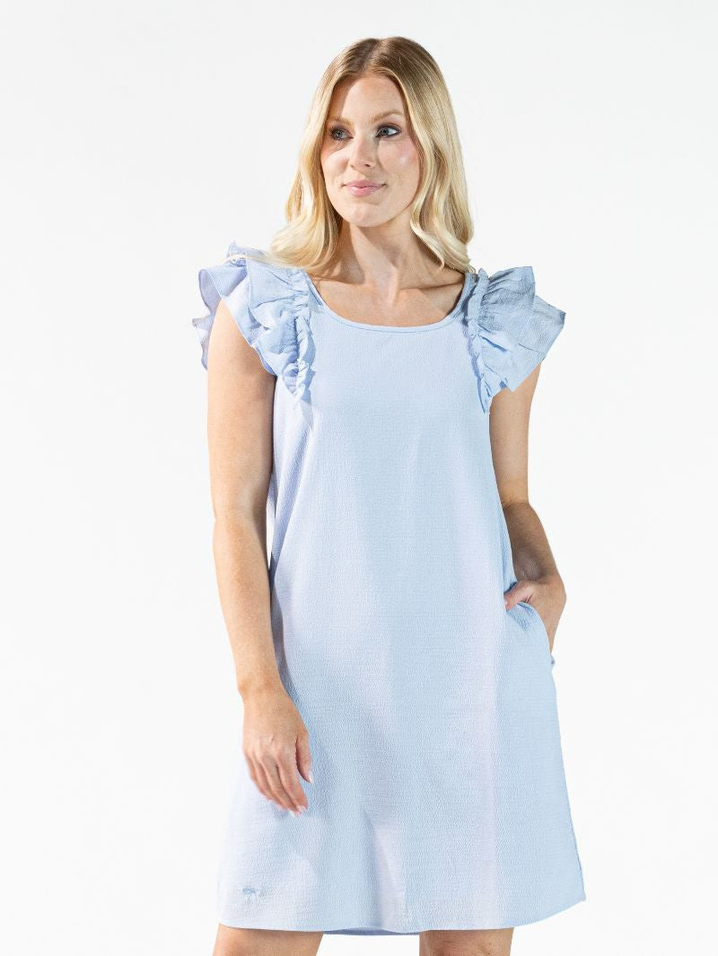 Simply Southern Women's Coquette Dress - Blue
