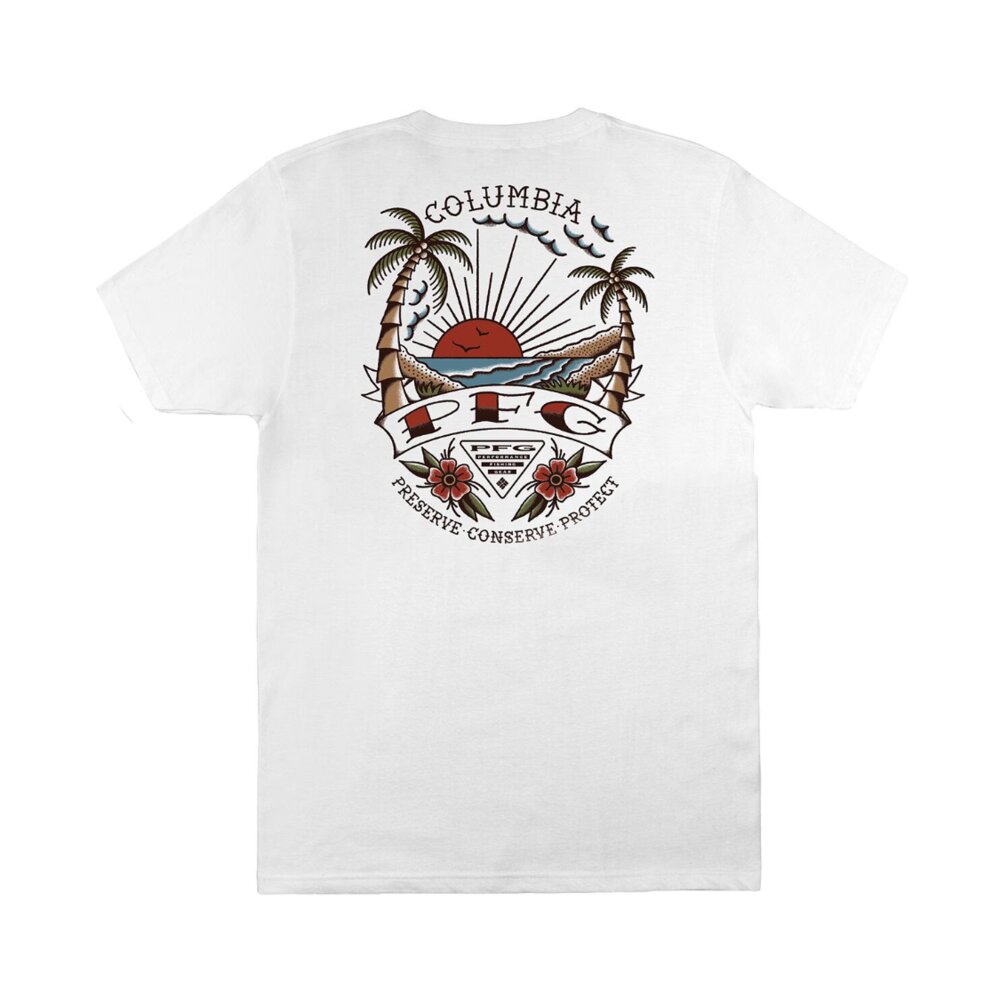 Columbia Men's Traditional Tee - White