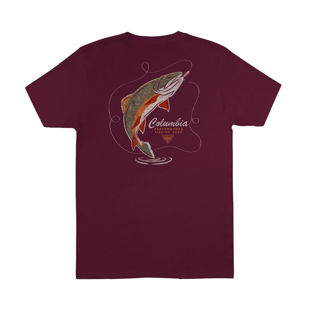Columbia Men's Brookie Tee - Wine