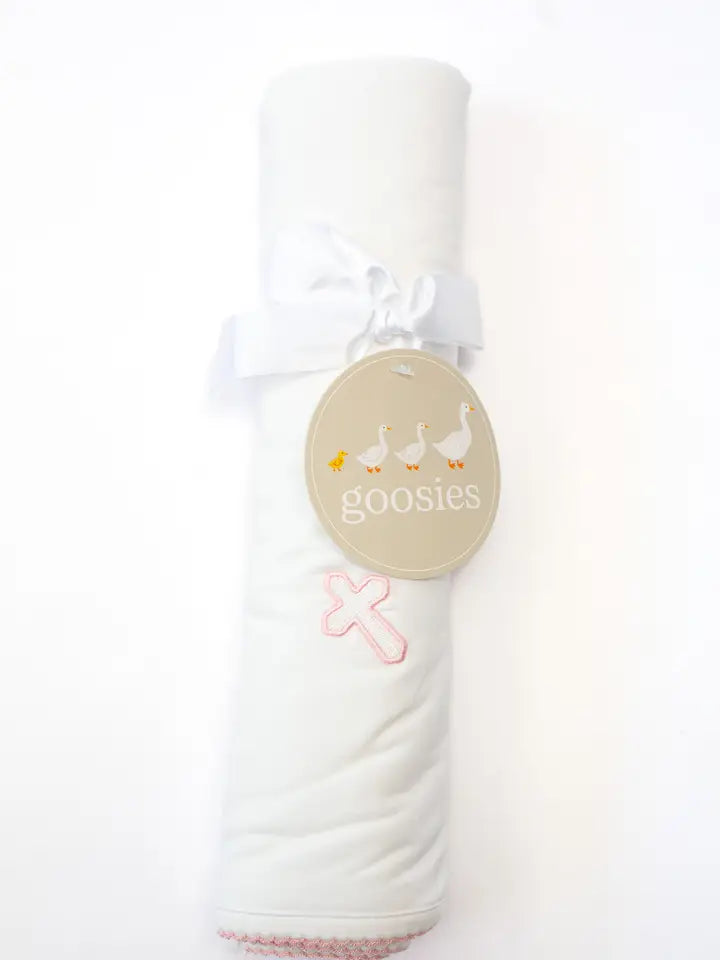 Goosies Embroidered Blanket