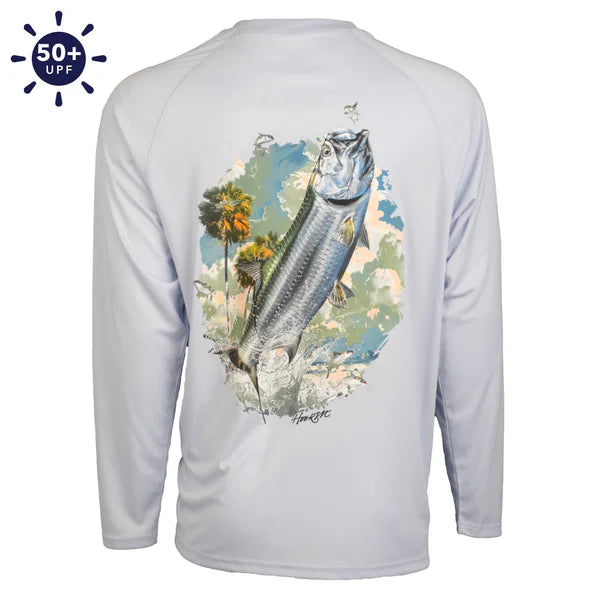 Bimini Bay Men's Hook M' Performance Long Sleeve - Tarpon