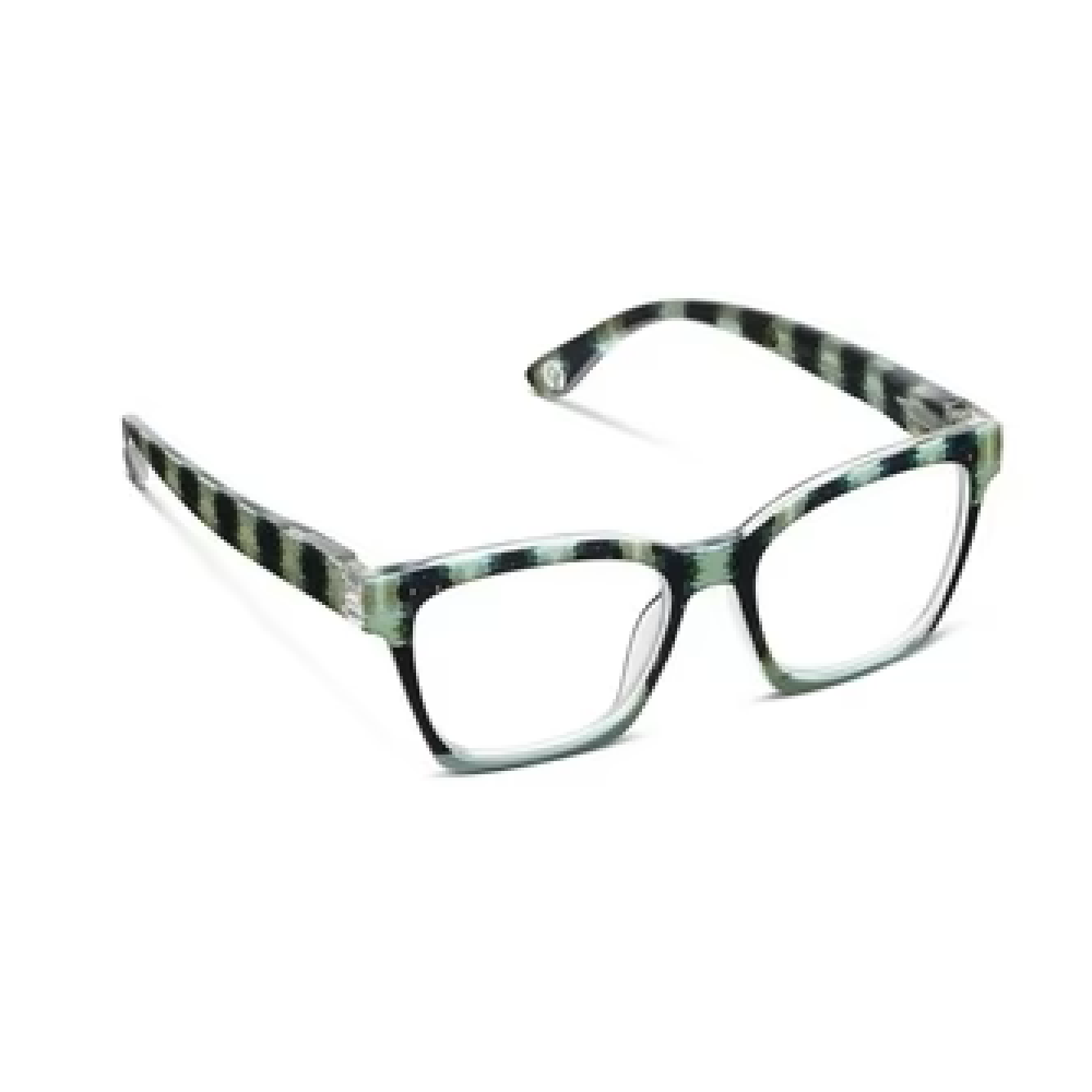 Peepers Birdie Orchid Blossom Navy Colorblock Reading Glasses