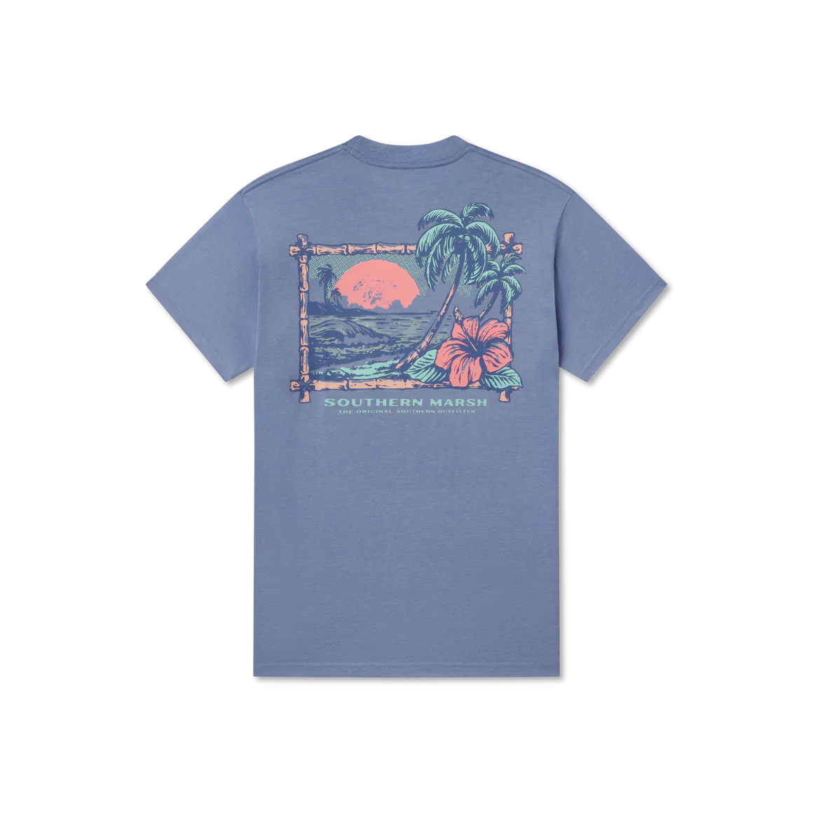 Southern Marsh Men's SEAWASH Tee - Aloha Sunset