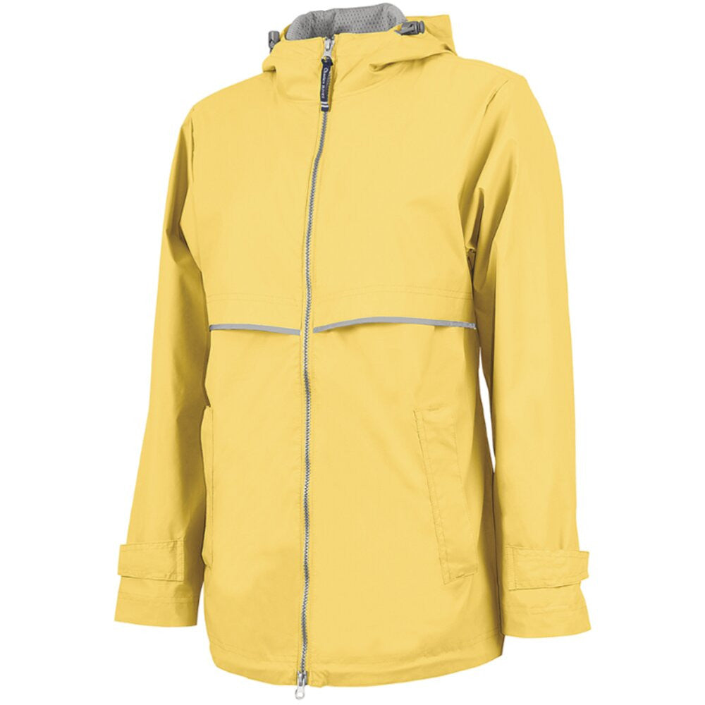 Charles River Women's New Englander Rain Jacket - Buttercup Relective
