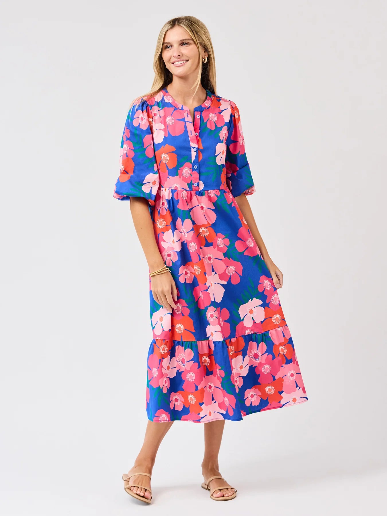 Mary Square Women's Riley Dress - Petal Pop Blue