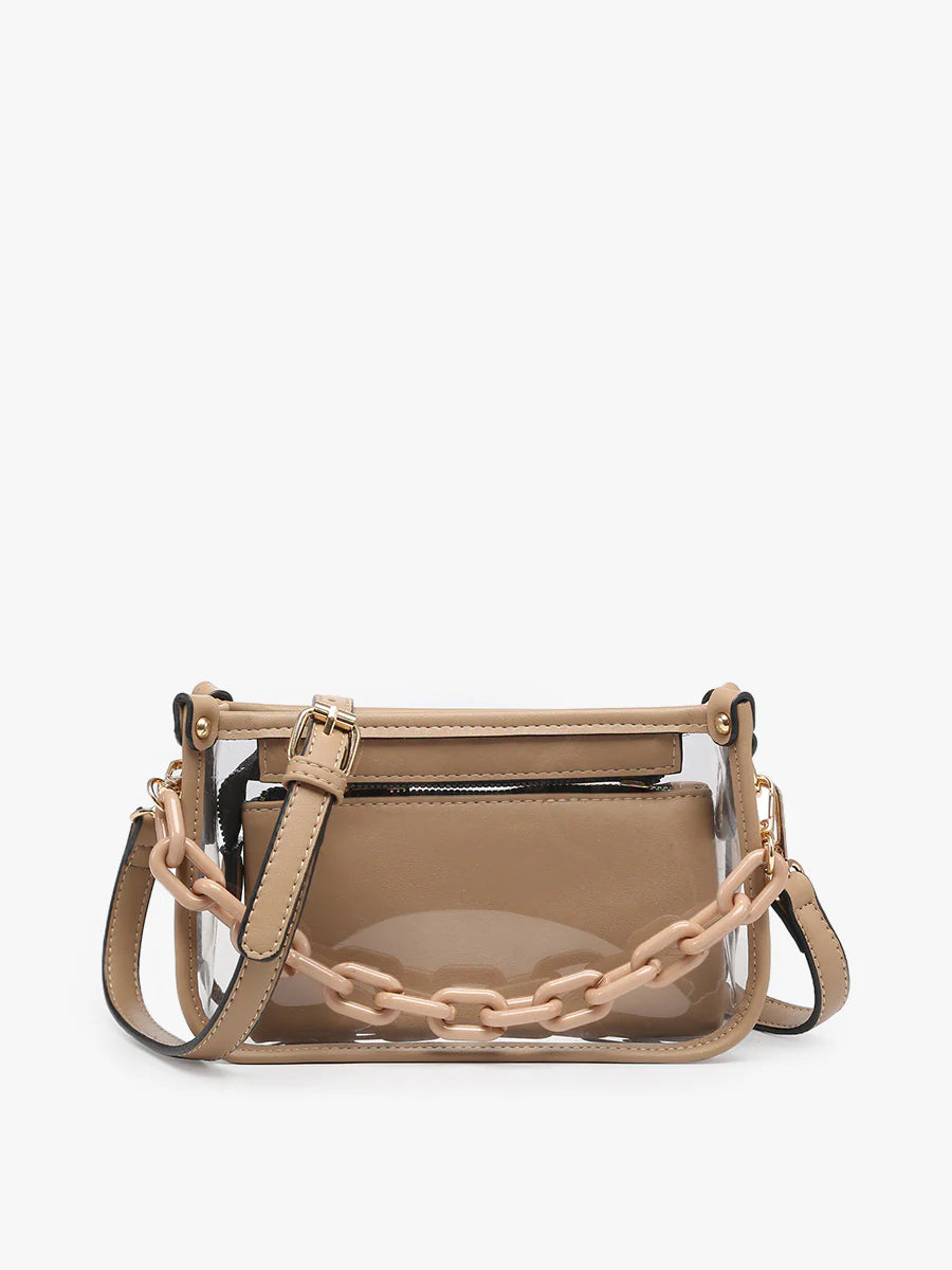 Jen & Co. Jessica Clear Crossbody