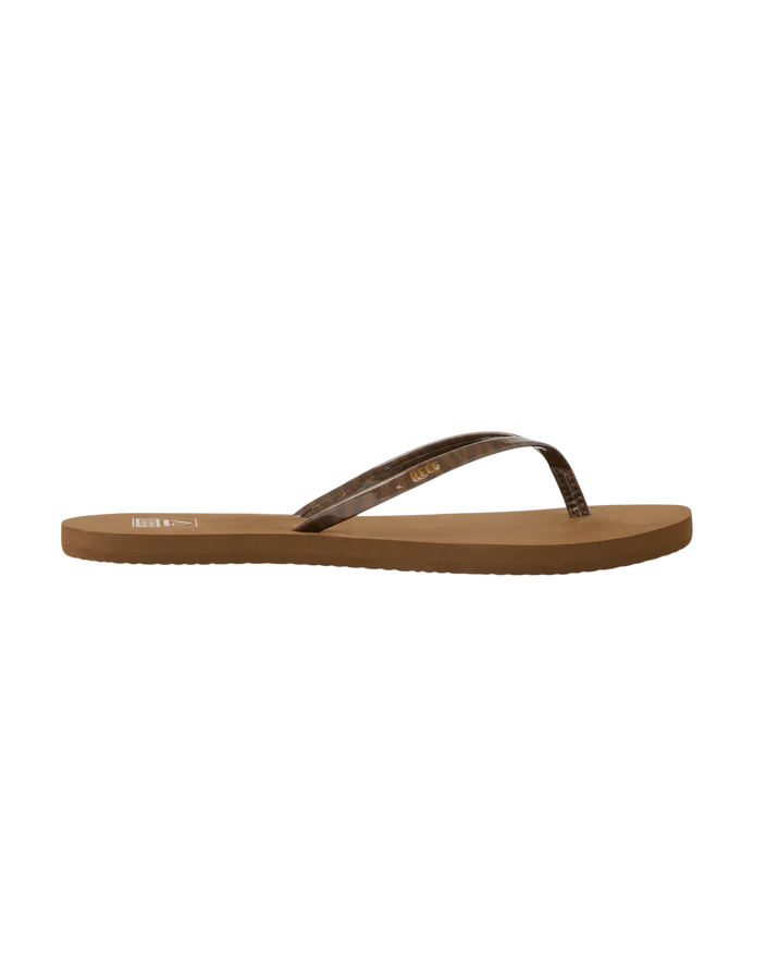 Reef Women’s Bliss Nights Flip Flops – Chocolate Stripe