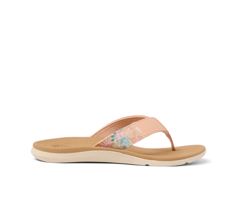 Reef Women’s Santa Ana Flip Flops – Peach Tan
