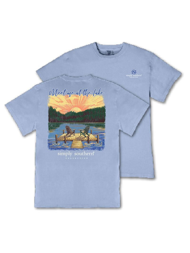 Simply Southern Women's Mineral Wash Lake Tee