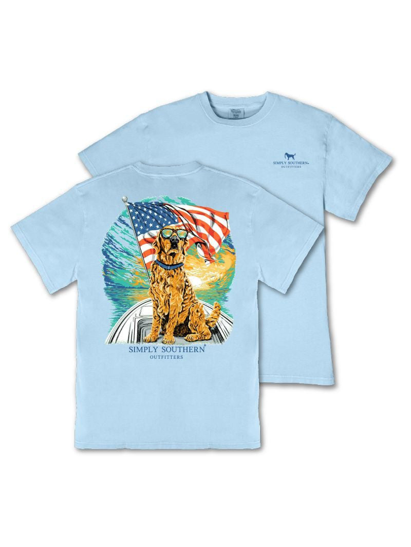 Simply Southern Men's Mineral Wash Maverick Tee