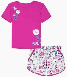 Under Armour Toddler Girls Printed Short Set