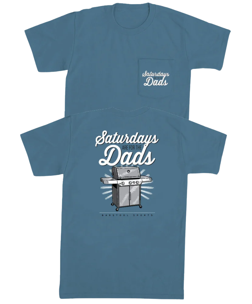 Barstool Sports Men's Saturdays Are For The Dads Grill Pocket Tee