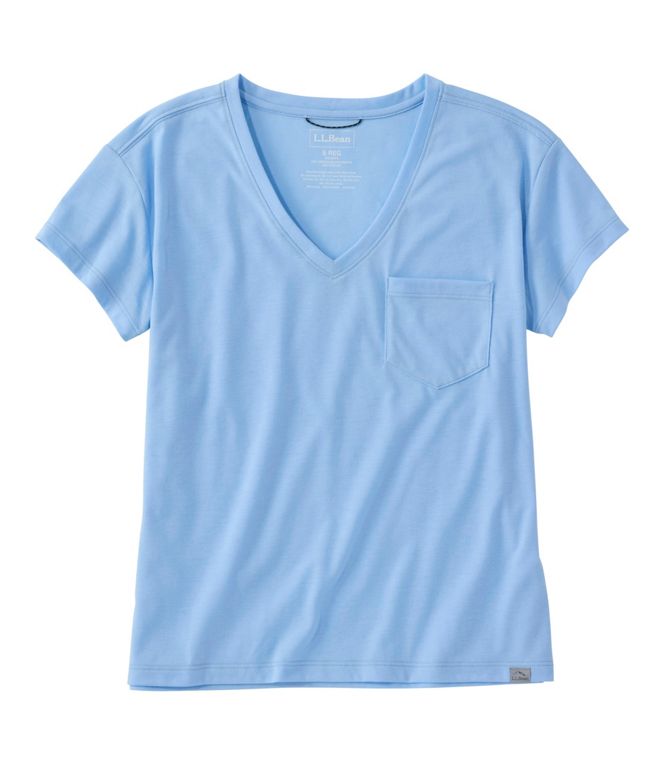 L.L. Bean Women's Mountainside V-Neck Pocket Tee