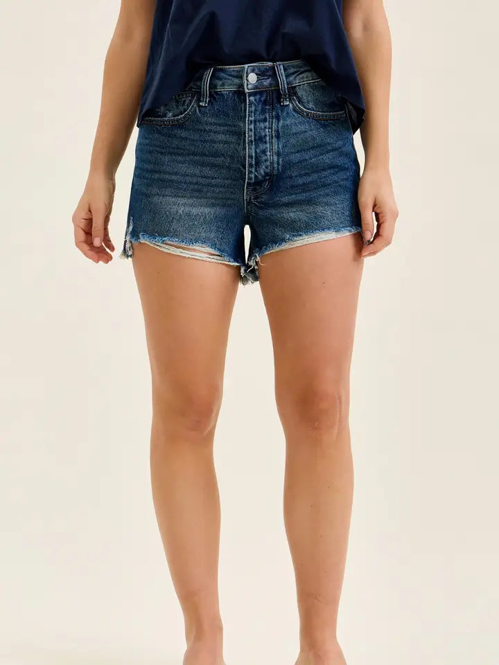 Judy Blue Women's HW Rigid Magic Cut Off Shorts